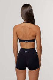 Core Define Halter Crop | Black