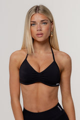 Sculpt Barely There Halter Crop | Black
