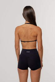 Core Barely There Halter Crop | Black