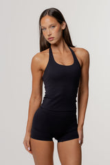 Core Halter Tank | Black