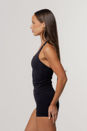 Core Halter Tank | Black