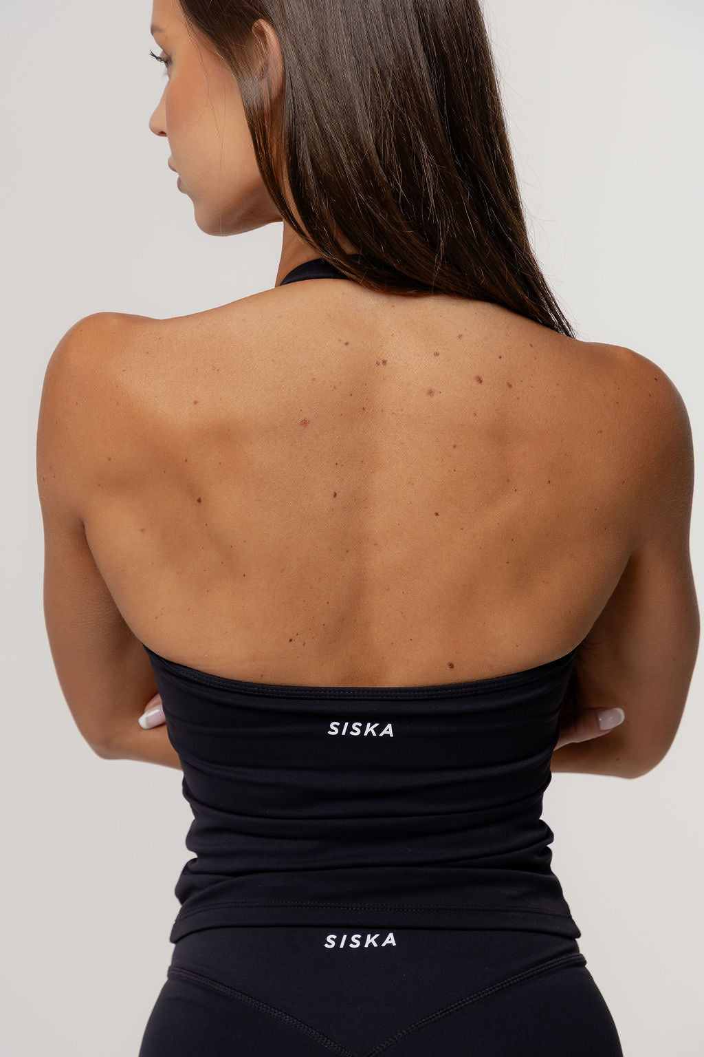 Core Halter Tank | Black