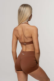 Core Define Halter Crop | Espresso