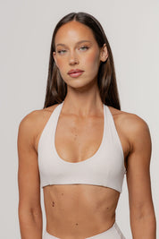 Core Define Halter Crop | Oat