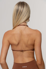 Core Barely There Halter Crop | Espresso