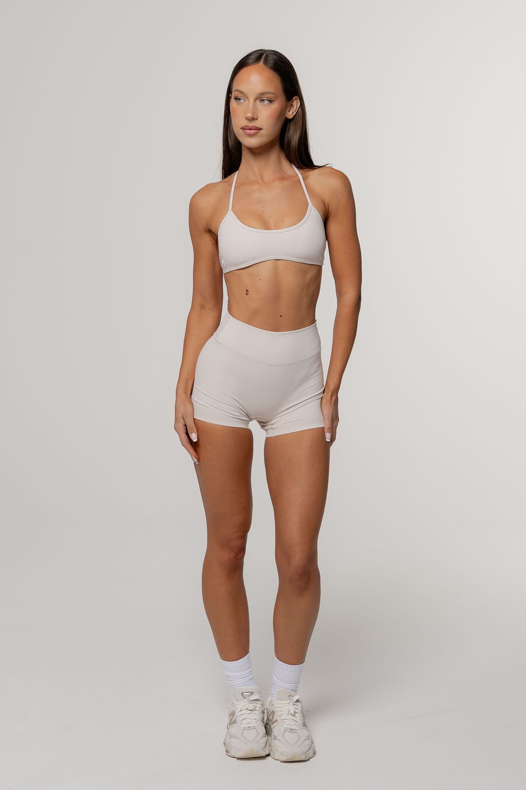 Core Barely There Halter Crop | Oat