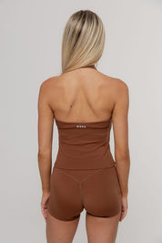 Core Halter Tank | Espresso