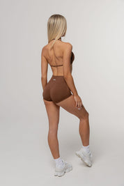 Micro Sculpt Scrunch Short | Espresso