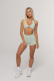 Core Twist Crop | Matcha