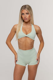 Core Twist Crop | Matcha