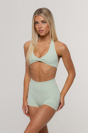 Core Twist Crop | Matcha