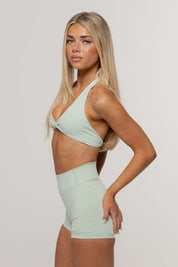 Core Twist Crop | Matcha