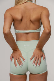 Core Invisible Scrunch Shorts | Matcha