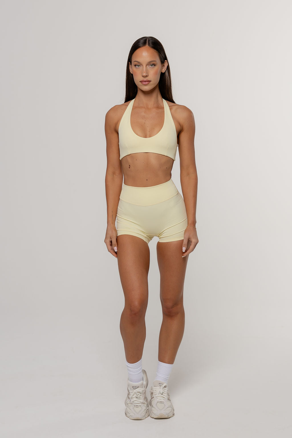 Core Define Halter Crop | Butter