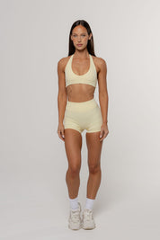 Core Define Halter Crop | Butter