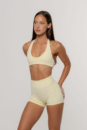 Core Define Halter Crop | Butter