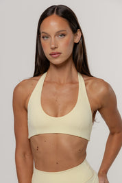 Core Define Halter Crop | Butter