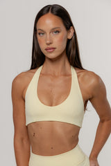 Core Define Halter Crop | Butter