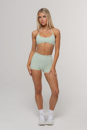 Core Barely There Halter Crop | Matcha