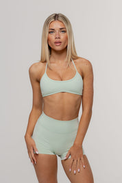 Core Barely There Halter Crop | Matcha