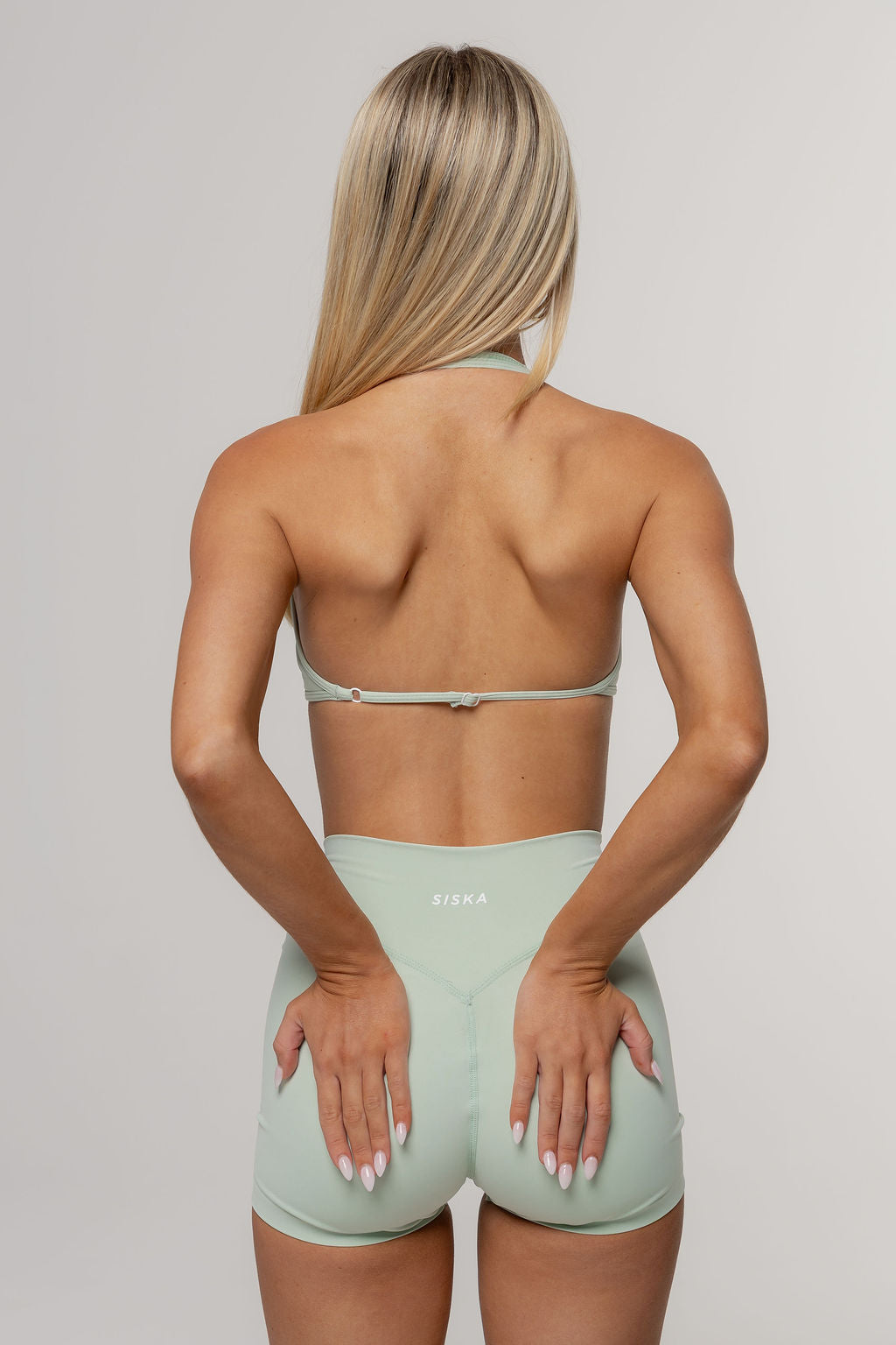 Core Barely There Halter Crop | Matcha
