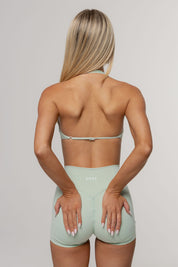 Core Barely There Halter Crop | Matcha