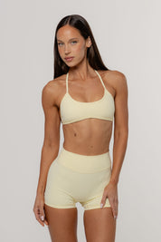 Core Barely There Halter Crop | Butter