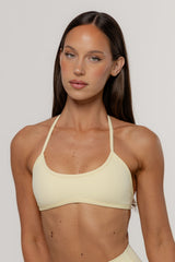 Core Barely There Halter Crop | Butter