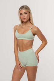 Sculpt Staple Crop | Matcha