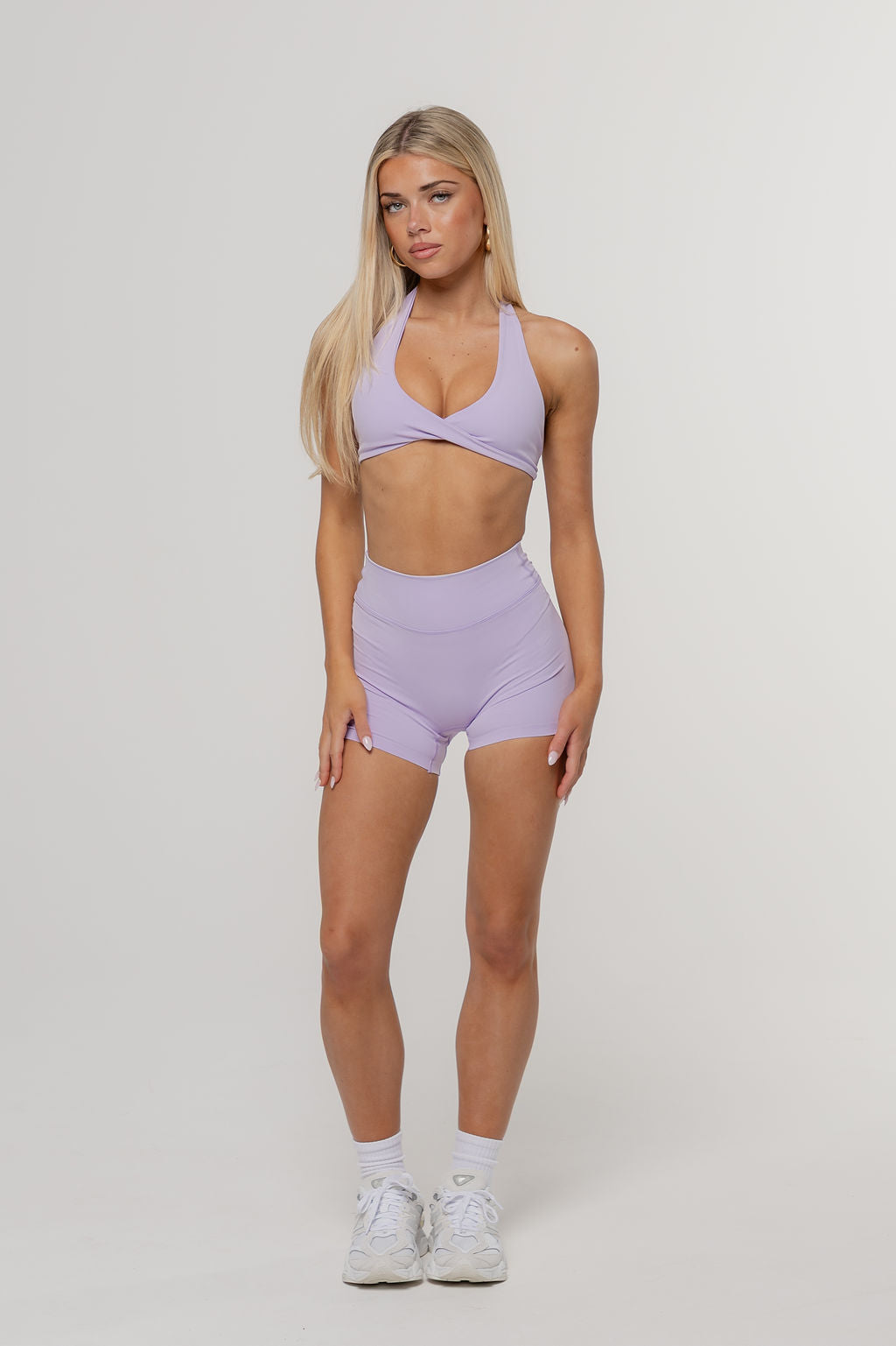 Core Invisible Scrunch Shorts | Lilac
