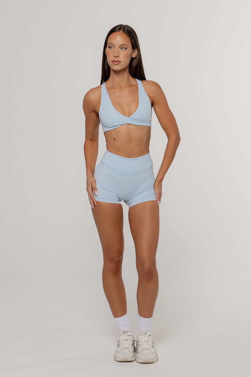 Core Twist Crop | Sky