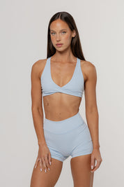 Core Twist Crop | Sky