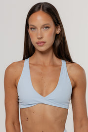 Core Twist Crop | Sky