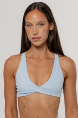 Core Twist Crop | Sky