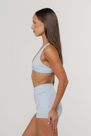 Core Twist Crop | Sky
