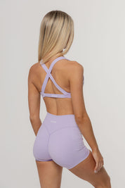 Core Twist Crop | Lilac