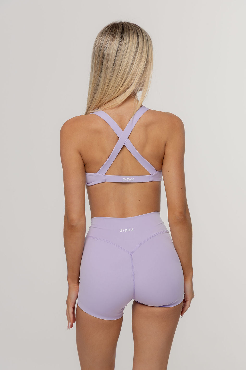 Core Twist Crop | Lilac