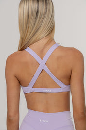 Core Twist Crop | Lilac