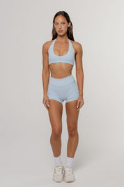 Core Define Halter Crop | Sky