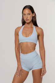 Core Define Halter Crop | Sky