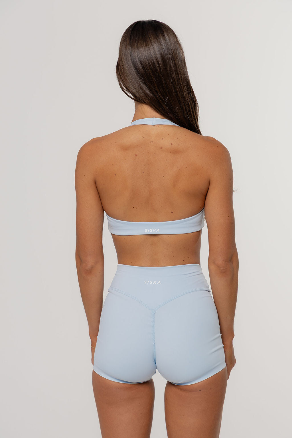 Core Define Halter Crop | Sky