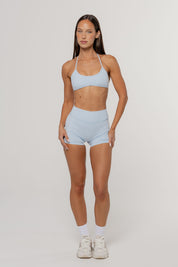 Core Barely There Halter Crop | Sky