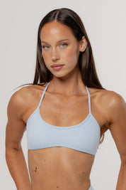 Core Barely There Halter Crop | Sky