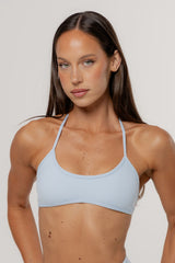 Core Barely There Halter Crop | Sky