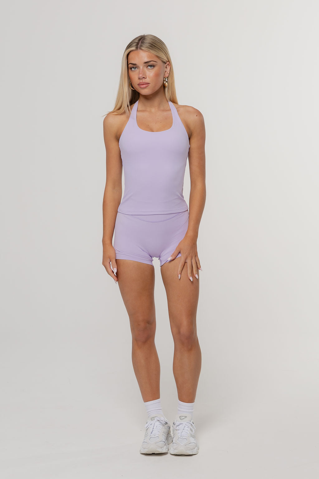 Core Halter Tank | Lilac