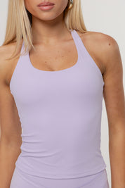 Core Halter Tank | Lilac