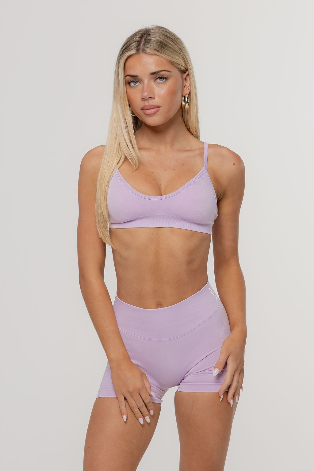 Sculpt Scrunch Short | Lilac