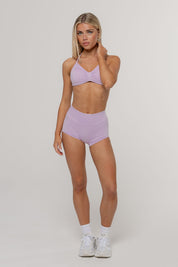 Sculpt Barely There Halter Crop | Lilac