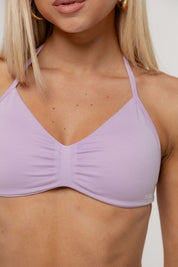 Sculpt Barely There Halter Crop | Lilac