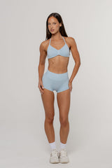 Micro Sculpt Scrunch Short | Sky